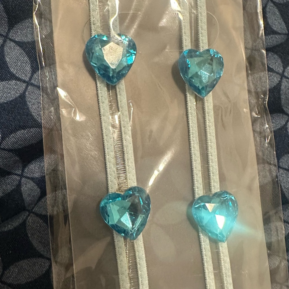 Decorative Rhinestone Replacement Bra Strap Bundle Of 10 Sets - Picture 9 of 12